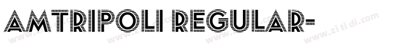 AMTripoli Regular字体转换